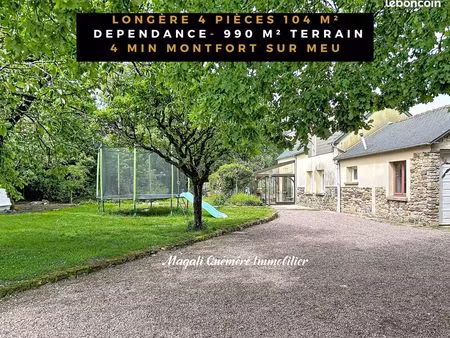 longère 4 pièces 104 m²