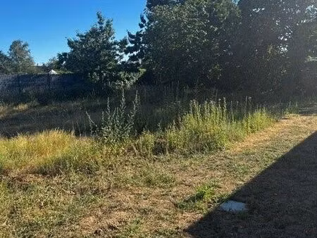 terrain viabilisé de 543m2 à joué-les-tours limite ballan-miré