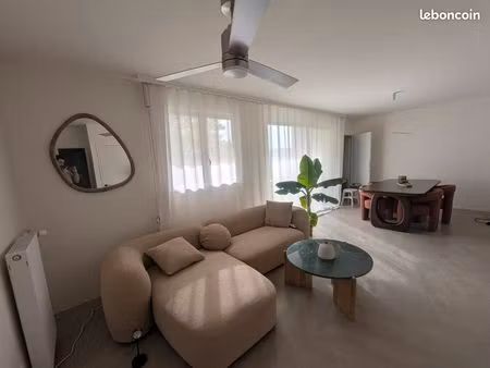 t3 72 m² entièrement rénové – lumineux  calme  sans vis-à-vis – grigny-sur-rhône (location