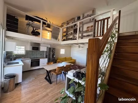 t3 meublé en duplex