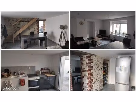 maison 85m² centre-ville saint denis la chevasse