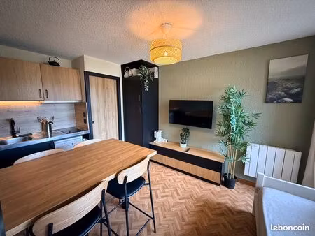 ⛷️ 2 pièces cabine 27m² rénové neuf - alpe d'huez 1850 - pied pistes