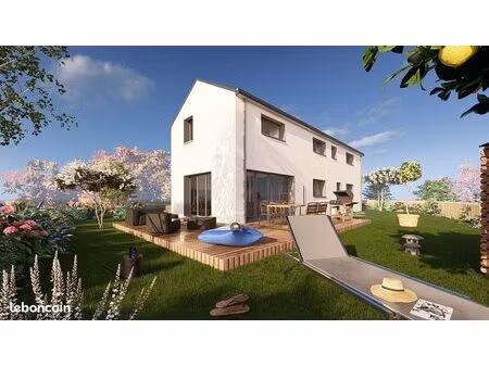 projet de construction d'une maison 126.21 m² avec terrain à breal-sous-montfort (35)