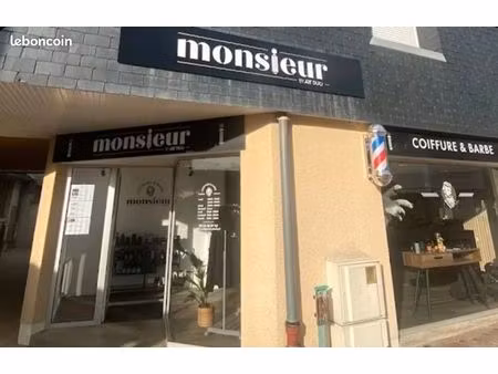 vente fond de commerce salon hommes barbier
