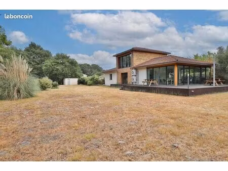 maison meublée contemporaine 180 m² – dpe a – terrain 2000 m² – proche lac de sanguinet