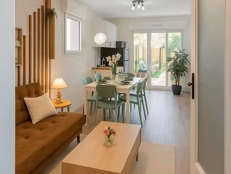 ? à 800m de l'océan – appartement en rdc 3 chambres avec terrasse et jardinet