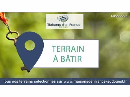 terrain à bâtir de 707 m² à seignosse (40)