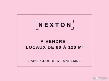 entrepôt 86 m² saint geours de maremne