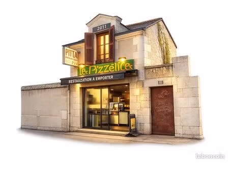 a vendre – logement  local et fonds de commerce pizza & burger a emporter – blois
