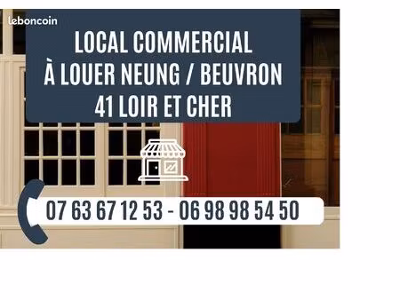 local commercial 378 m² loir et cher