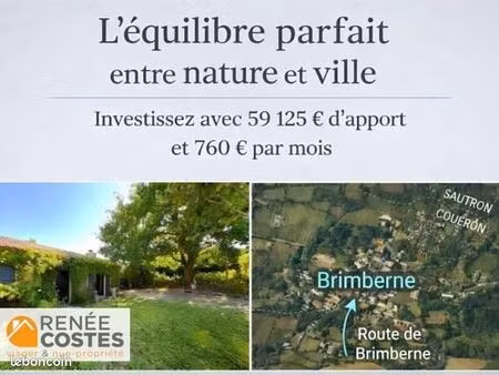 maison en viager 4 pièces 100 m²