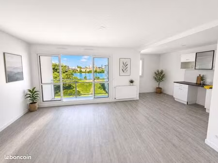 t4 de 80m² entièrement refait à neuf avec vue sur la loire - parc privatif dans residence