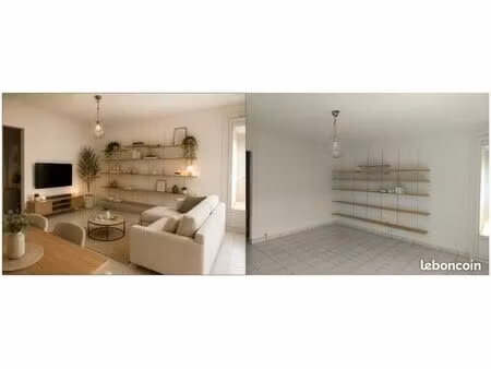 à vendre – t3 de 64 m² avec balcon  parking et cave