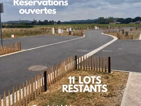terrains à bâtir viabilisés - lotissement recherché à brax (47) -