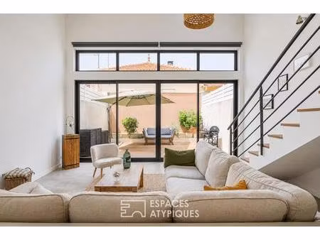 un loft épuré au coeur de pézenas