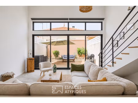 un loft épuré au coeur de pézenas