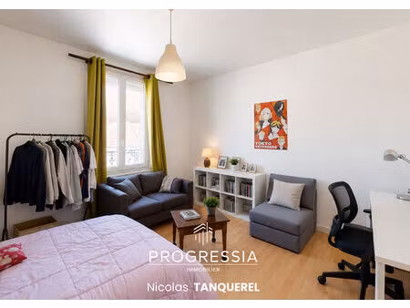 le havre - belle opportunité locative / studio de 27 5 m² vendu loué