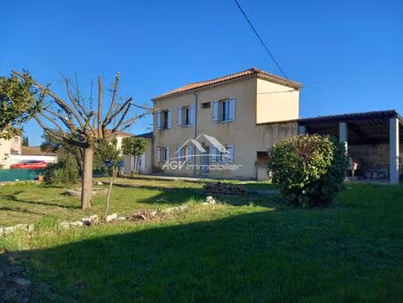ales maison de 142 m² avec garages   abris sur environ 1000 m² de terrain