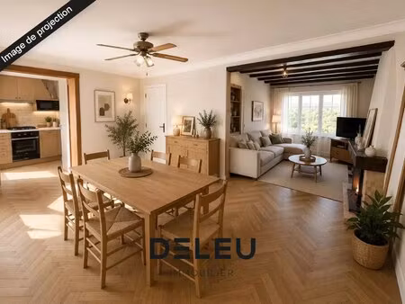 maison 4 chambres 99 m² avec jardin et garage à wasquehal proche commodités