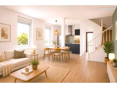 appartement en duplex + local professionnel indépendant + cave + parking - agen (47000) - 