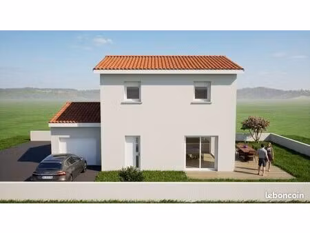 terrain + maison st just st rambert
