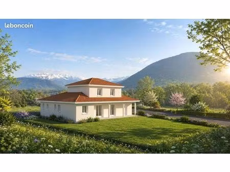 projet de construction d'une maison 117 m² avec terrain à coublevie (38)