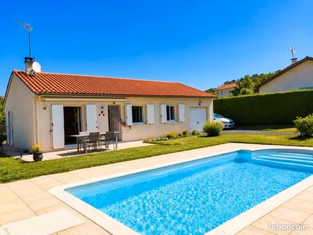 maison plein pied avec piscine