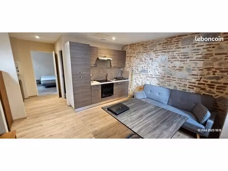 magnifique t2 meublé de 40 m² – état neuf (rdc)