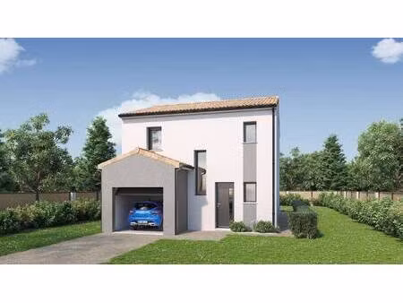 terrain avec maison neuve à vendre