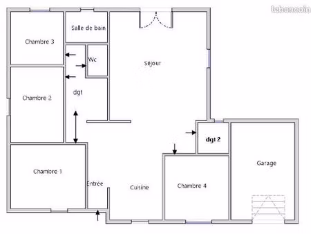 maison individuelle plain pied t5