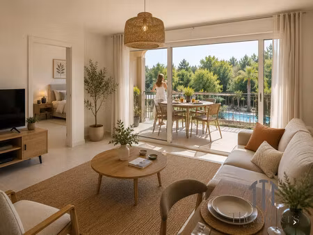 magnifique t3 residence intimiste + piscine