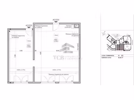 location commerce orvault 44700 27m² à 83m²