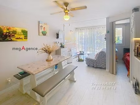 appartement 24m² - 1 chambre - 1 place de parking - piscine