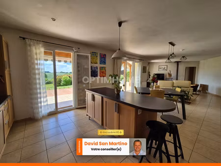 maison contemporaine de plain-pied avec vue dominante  4 chambres– saint-puy (32310)