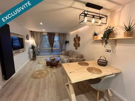appartement de 42m2 avec deux balcons et une vue dégagée