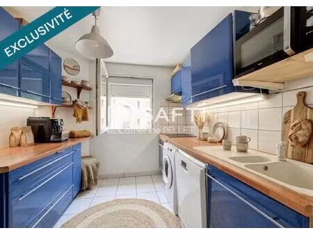 80 m² - 3 chambres - plein sud - centre-ville