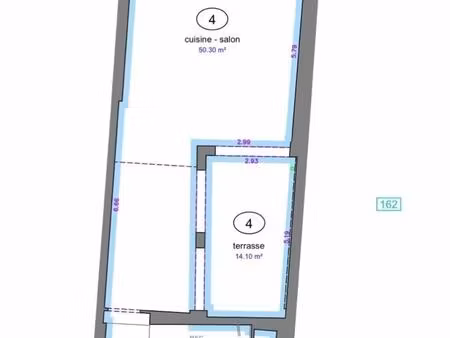 appartement 117 m2 entièrement rénové