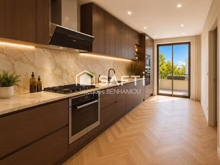 grand appartement - balcon - place privative