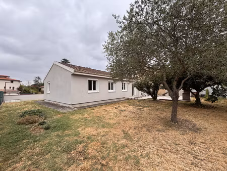 pibrac centre - maison de plain pied t4 avec jardin et garag