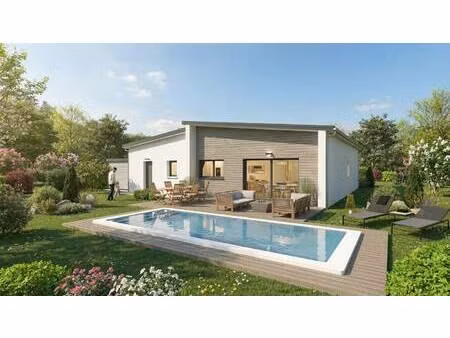 terrain avec maison neuve à vendre