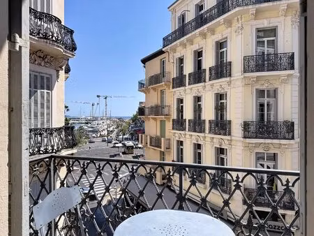 cannes forville palais 4p - balcon vue mer