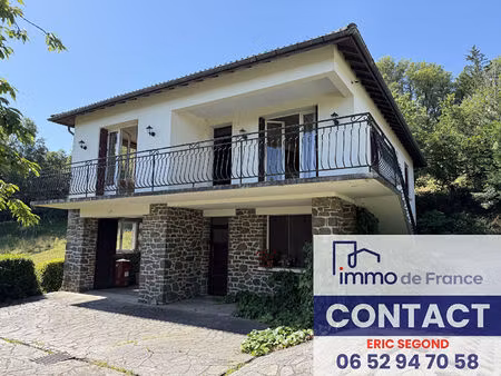 maison sur hauteur decazeville -95 m2 habitables- avec grand sous-sol