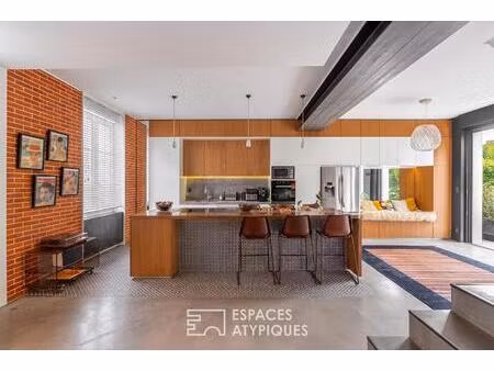 maison d'architecte avec jardin paysager au cœur de saint-pasquier