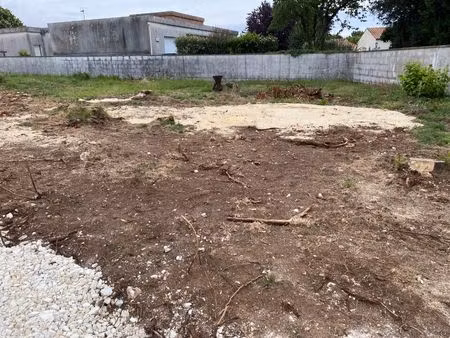 vente terrain 653 m² échillais (17620)