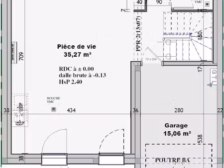vente maison neuve 3 pièces 87 m² à douvres-la-délivrande (14440)  245 000 €