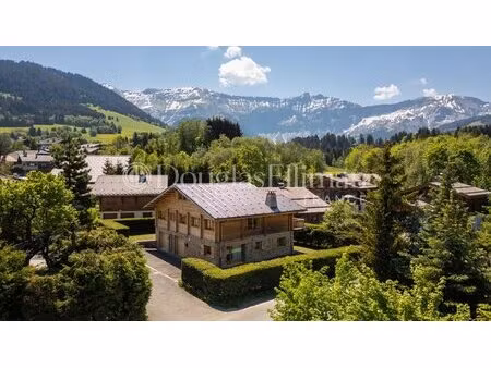 megeve - chalet d’exception avec vues panoramiques