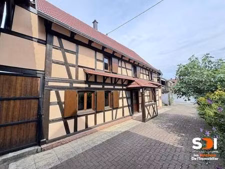 t6/5ch dans maison alsacienne 135m² avec terrasse + gge + cave - hindisheim