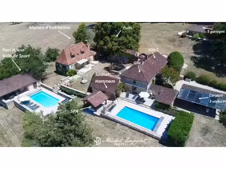vente maison 13 pièces 270 m² val de louyre et caudeau (24510)