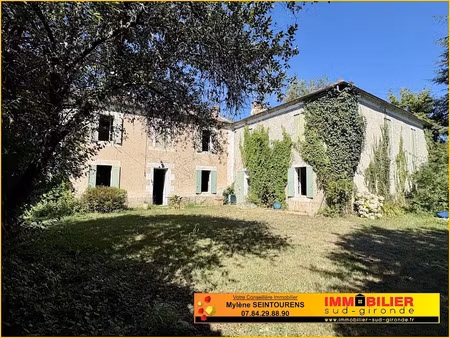 vente maison 6 pièces 176 m² à auros (33124)  265 000 €