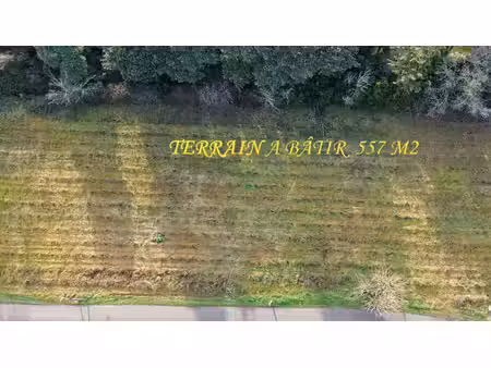 sainte cecile les vignes : terrain a bâtir de 557 m2 chemin vieux